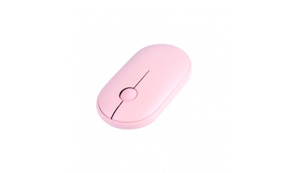 Mouse sem Fio PCYES College Pink 1600DPI - Multi Device (Wireless + Bluetooth) Silent Click PMCWMDSCB