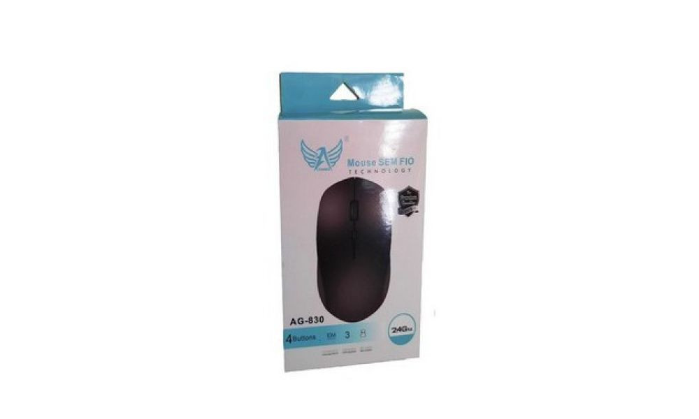 Mouse Óptico sem Fio 2.4Ghz 1200 Dpi AG-830 - Altomex