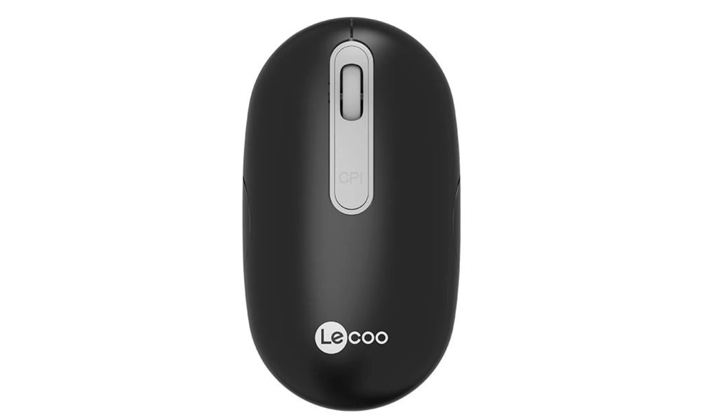 Mouse Lecoo Ws207, Sem Fio, Preto
