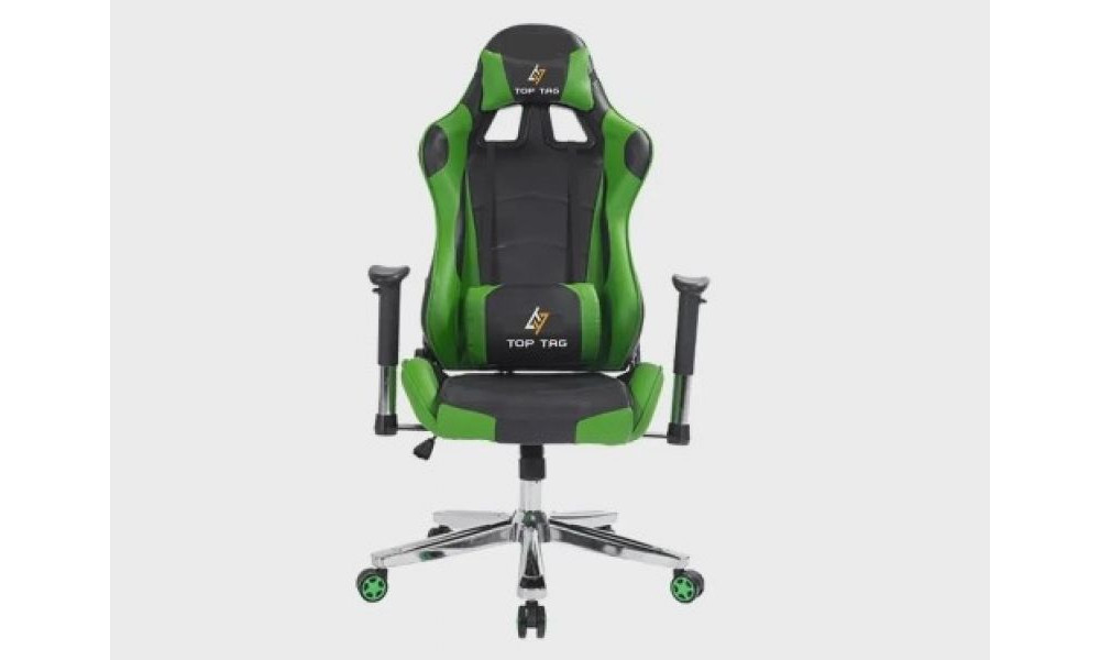 Cadeira Gamer Reclinável Top Tag Verde - HS9206GR 