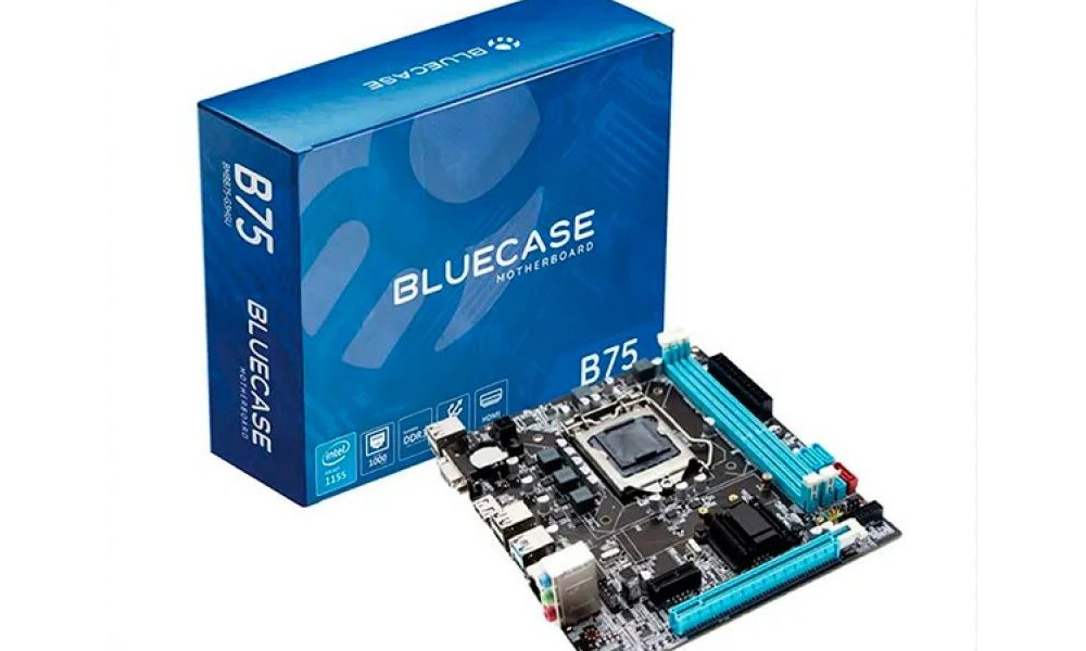Placa Mãe Bluecase BMBH61-G2HG-M2 REV 2.0 (LGA 1155 DDR3) Chipset