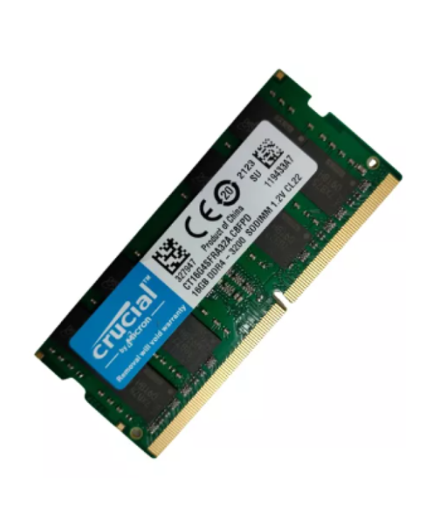 Memoria RAM Crucial 16gb 3200mhz Sodim Notebook CT16G4SFRA32A