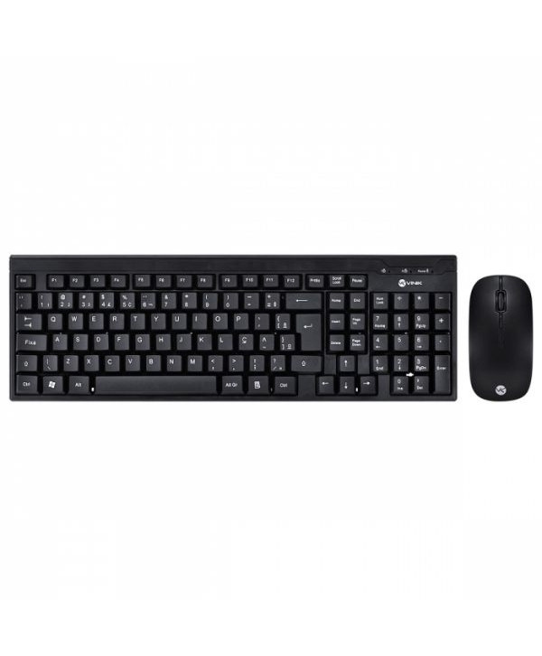 Kit Teclado e Mouse Sem Fio Dynamic Corp, Mouse 1600 DPI - VINIK CMW200
