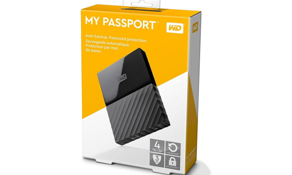 HD Externo 4TB WD Western Digital - My Passport