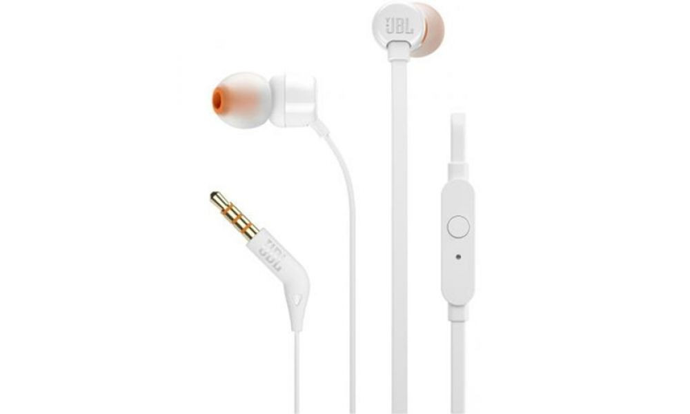 Fone de Ouvido JBL Tune 110 White