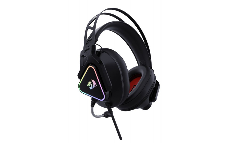 Headset Gamer Redragon Cadmus  RGB Preto 