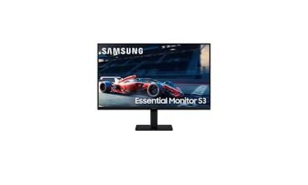 Monitor Gamer Samsung Essential S3, FHD 27  IPS, 100Hz, D-Sub, VGA - LS27D300GALMZD Preto