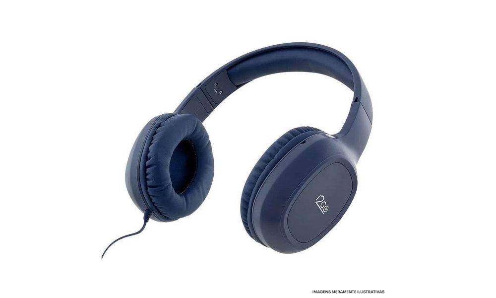 Headphone Go Deep Blue l2GO - Preto  I2GO