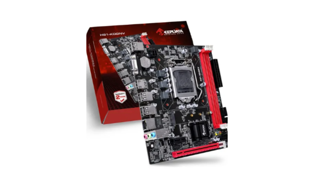 Placa Mãe H61-KDGNV LGA 1155 HDMI/NVME/1000mbps