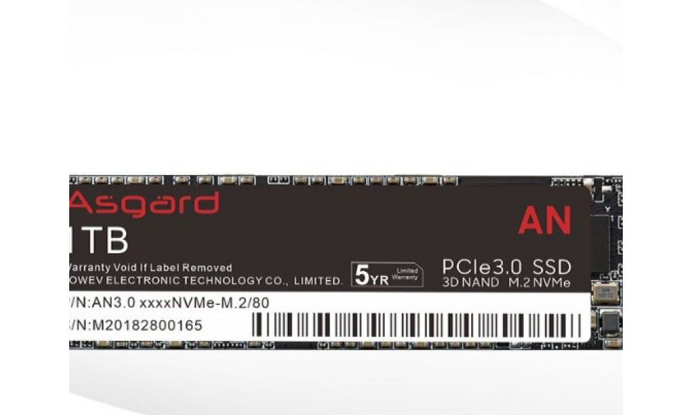 SSD NVME PCIe3.0 1TB - Asgard JN23