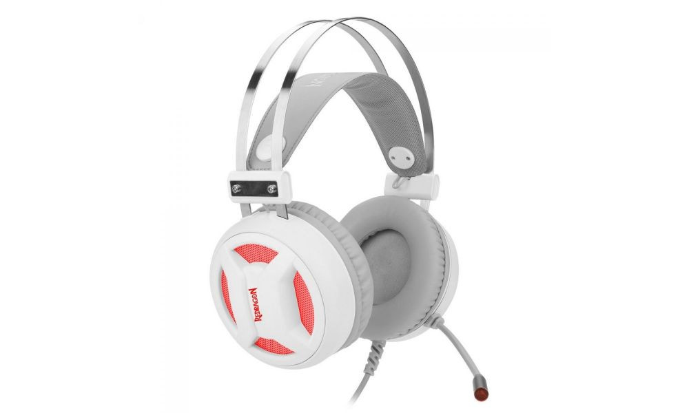 Headset Gamer Redragon Minos H210W, Surround 7.1, White, USB, H210W