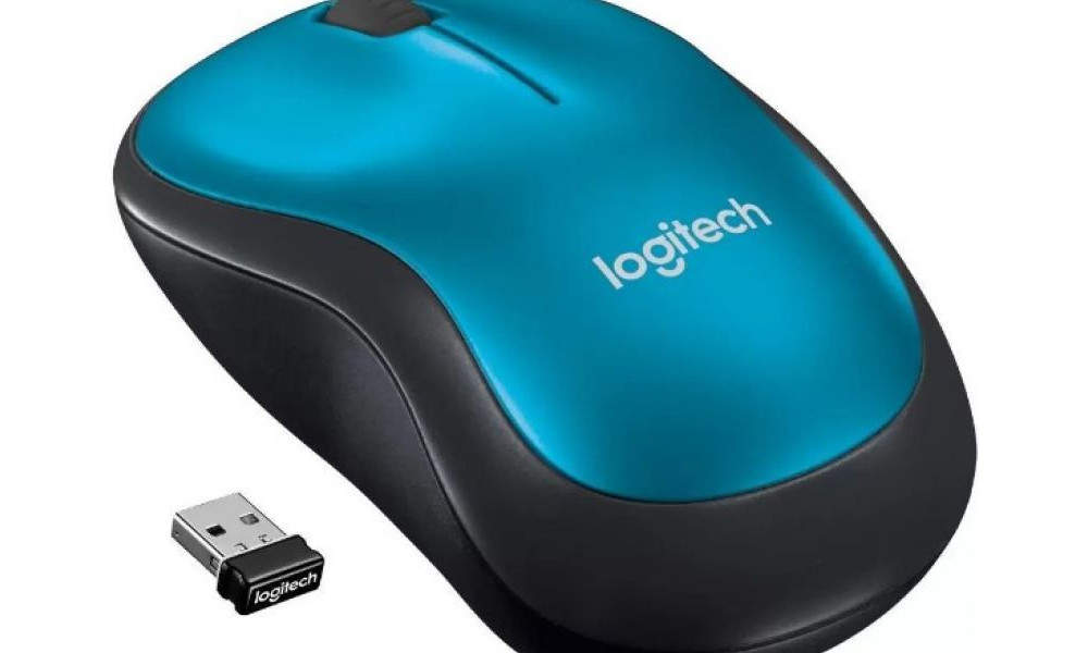 Mini Mouse Logitech M185 Usb Wireless Azul, 910-003636