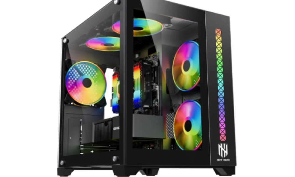 Gabinete Gamer New Hero Majesty Mid Tower Preto