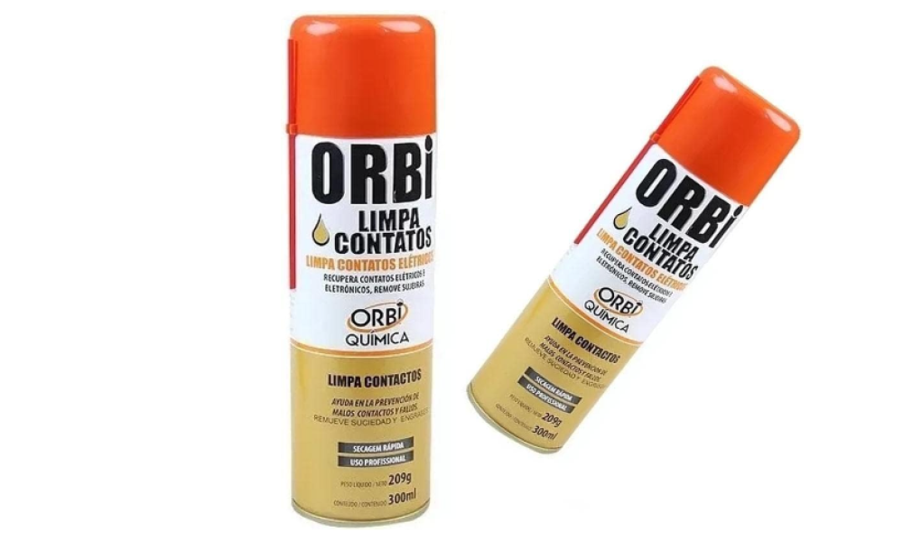 Limpa Contato Eletrico Aerosol Orbi Quimica  300ML/209G