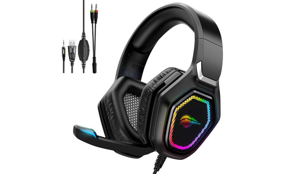 Headset Gamer Havit Gamenote H659d RGB Preto