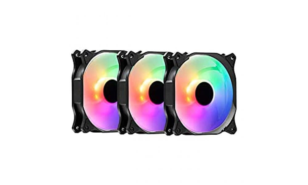 Kit Ventoinhas TGT Mirage  3X120mm Led RGB