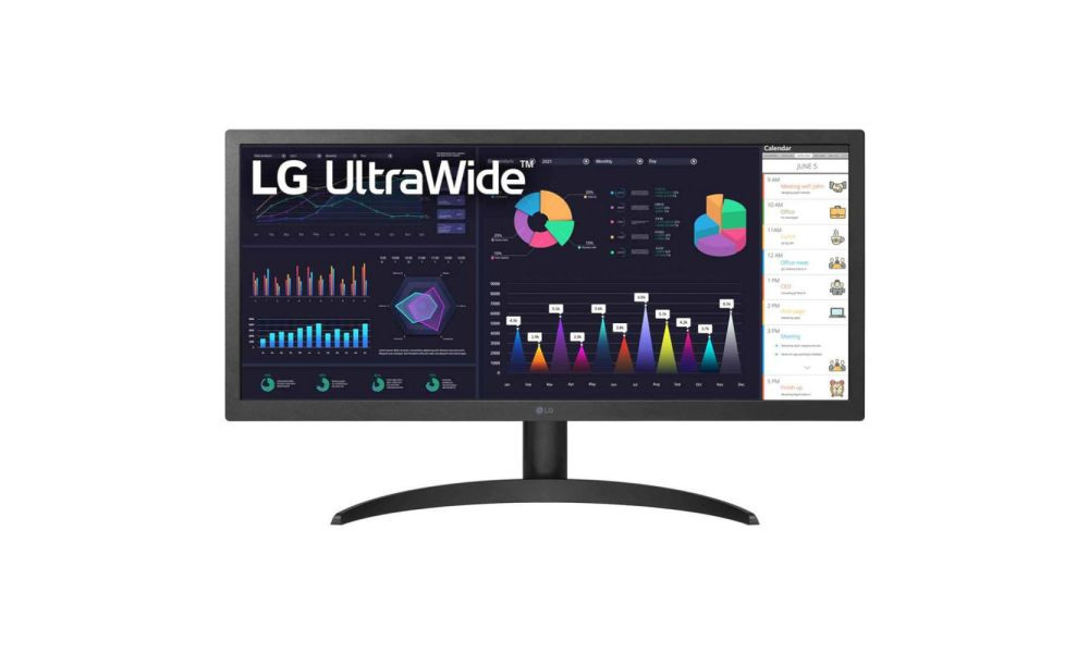 Monitor LG Ultrawide 26 Polegadas, Ips Full HD 21:9 (2560 X 1080), HDR10, AMD Freesync 1ms (MBr) 75hz - 26wq500-b.awzm