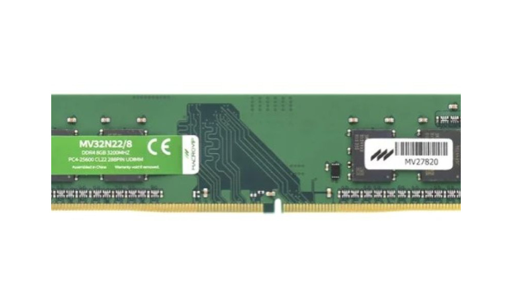 Memória RAM para PC Macrovip DDR4 8GB 3200MHz – MV32N22/8