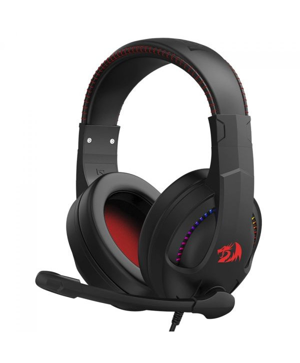 Headset Gamer Redragon Cronus H211-Rgb, P3+Usb, Rgb, Preto