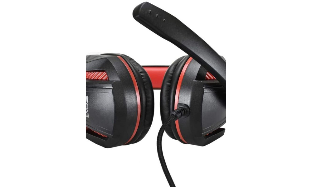 HEADSET FONE SUPREME F02 PTO VERMELHO EVUS F-2