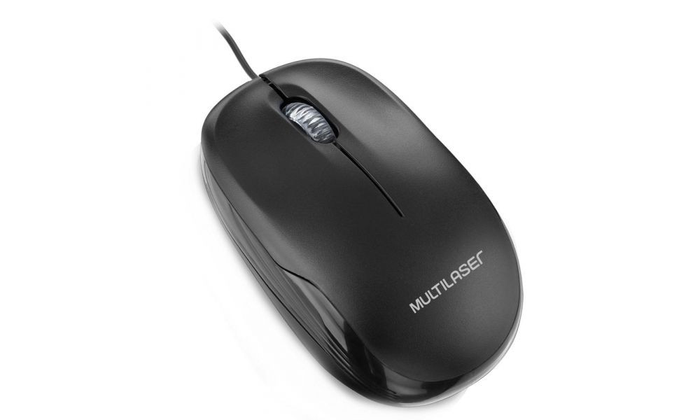 Mouse Box Optico Com Fio Preto Usb Multilaser - MO255