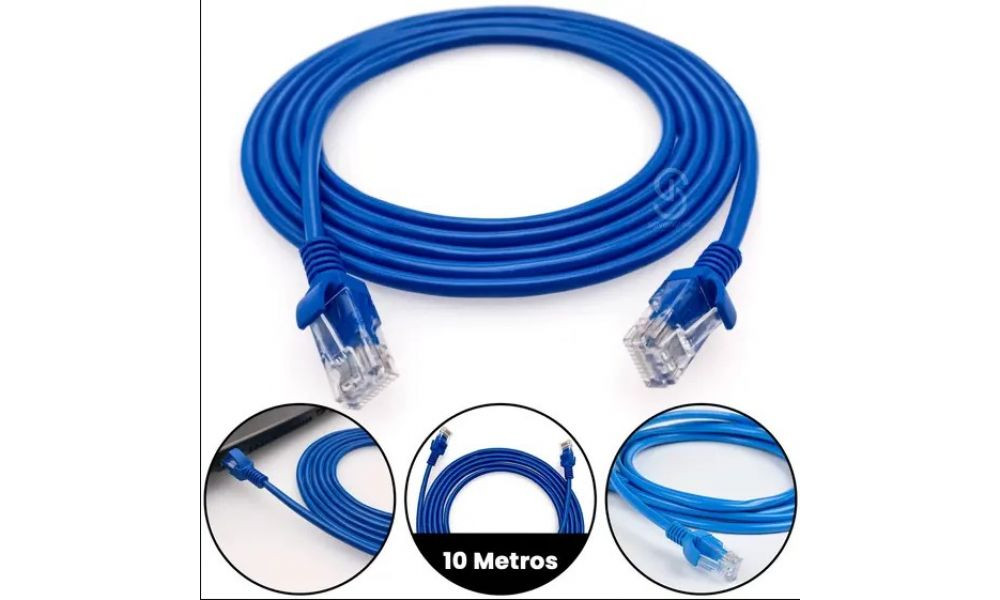 Cabo de Rede RJ45 10m LE-304 LT-Blue