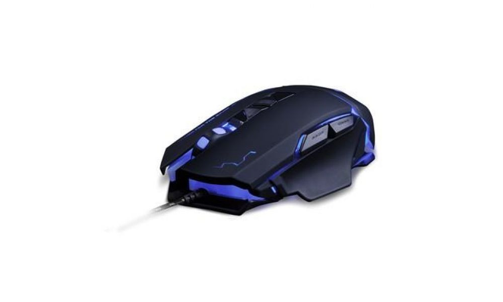 Mouse Gamer Warrior 3200DPI 7 Botões Preto com LED - MO261