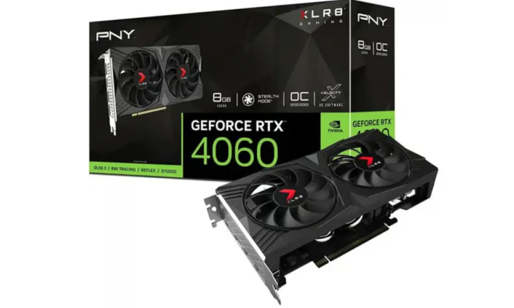 Placa de Vídeo PNY RTX 4060 Verto 2x OC , 8GB, DDR6 - VCG40608DFXPB1-O