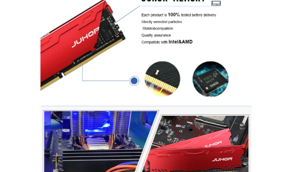 Memória Ram DDR4 3200mhz 16GB Juhor - Preço Unitário