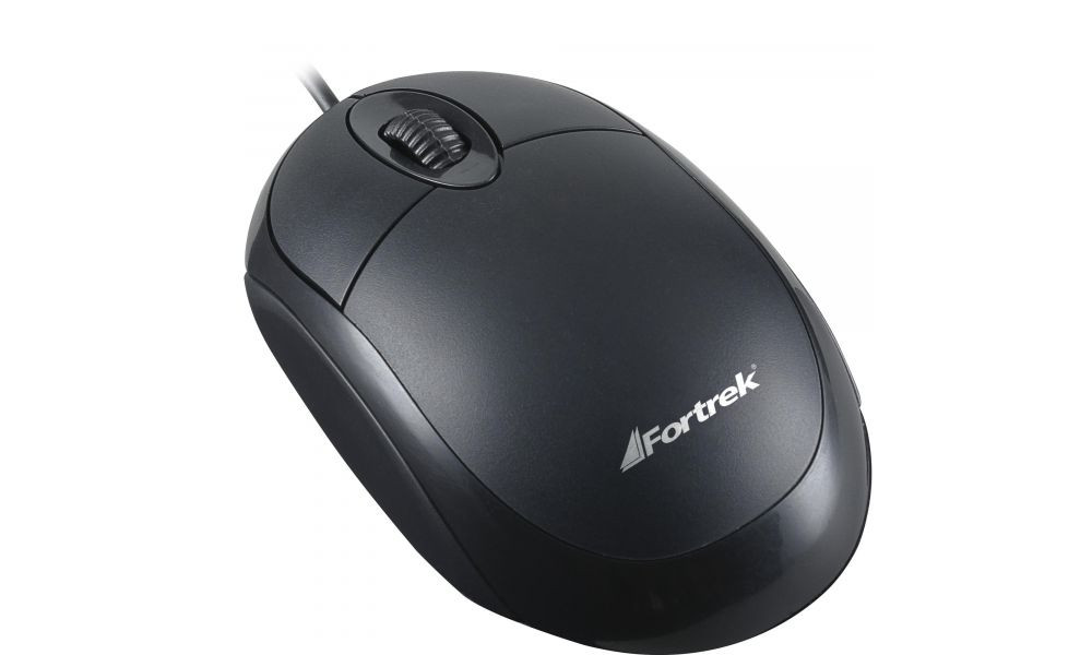 Mouse Fortrek OML-101 USB , 800DPI  - Preto