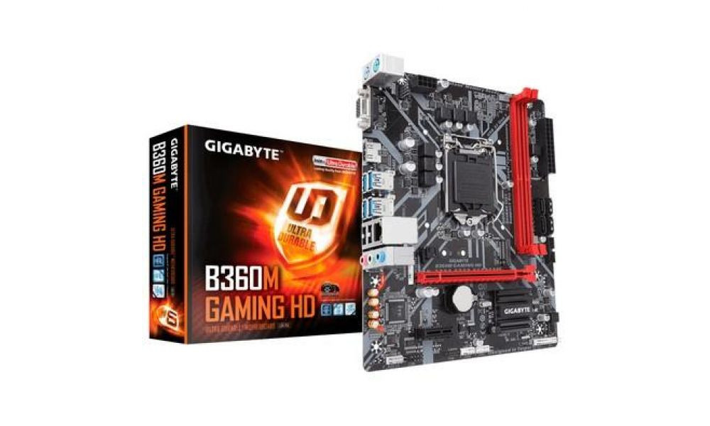 Placa Mãe Gigabyte Aorus B360m Gaming HD Ddr4 Intel Lga 1151
