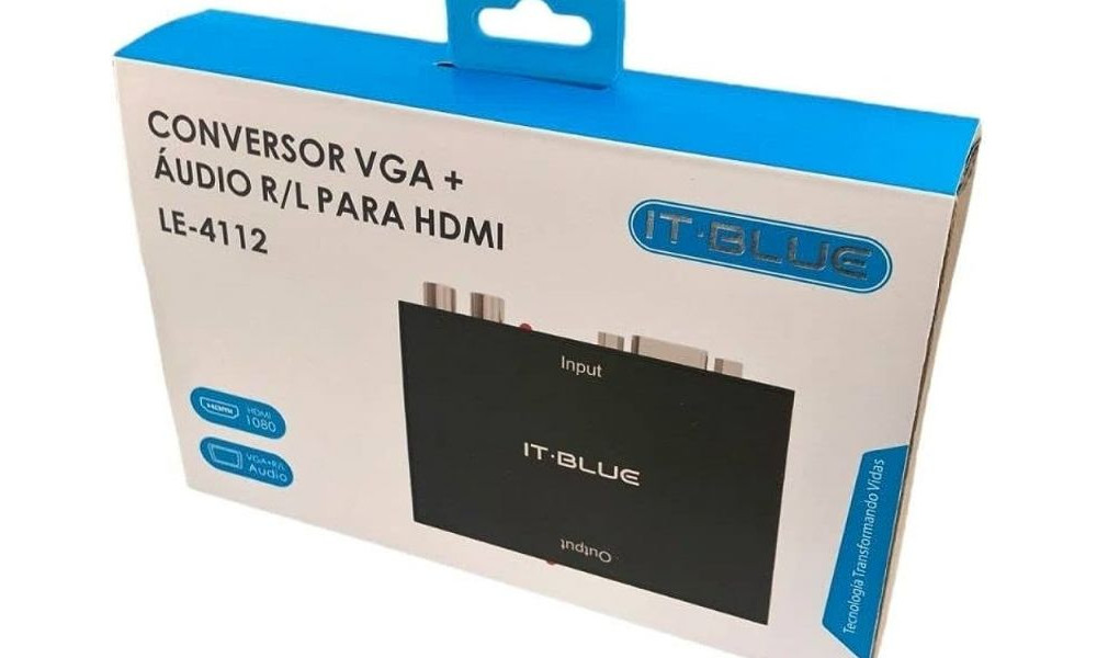 ADAPTADOR CONVERSOR VGA LE-4112 C/AUDIO