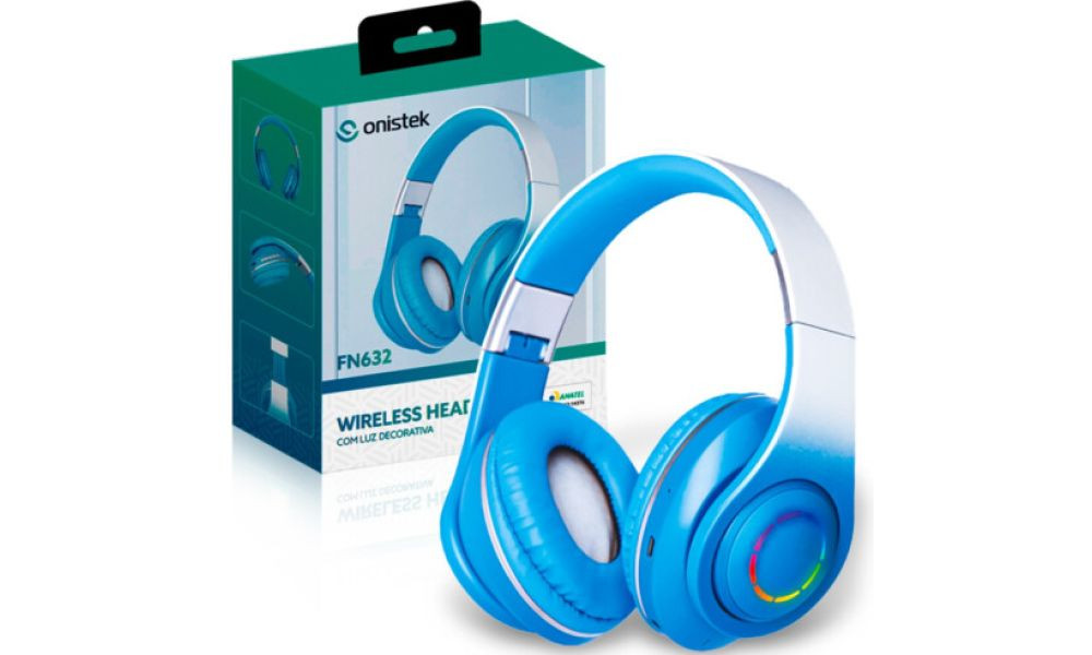 Headset Bluetooth 5.0 Wireles Colorido ONISTEK - ON-FN632