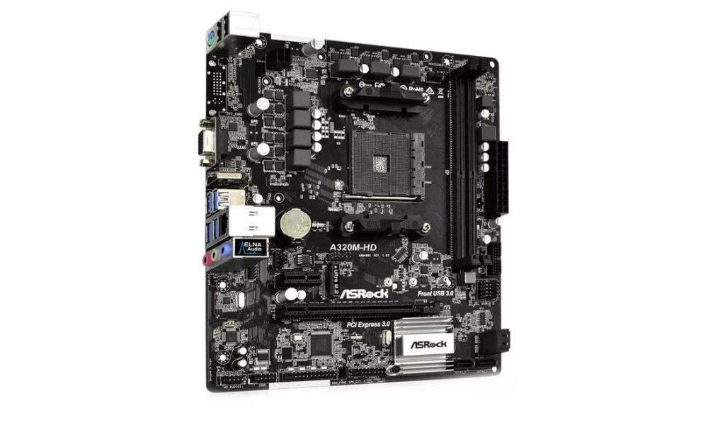 Placa mãe AMD ASROCK A320MHD DDR4 AM4 - 90MXB6P0A0BAYZ