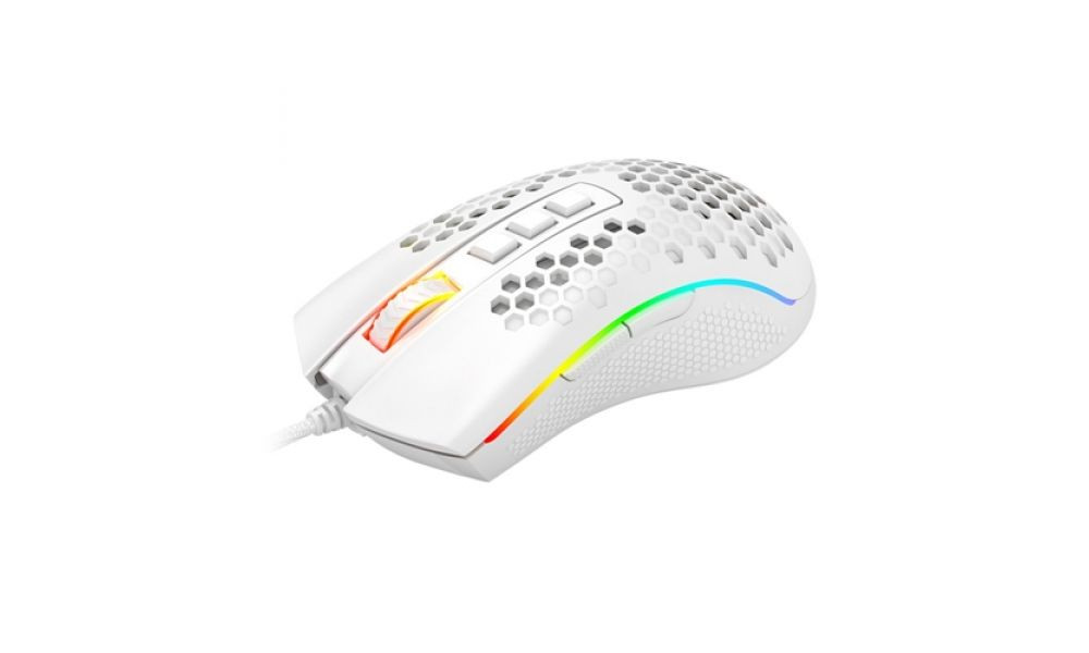 Mouse Redragon Storm RGB Branco Lunar