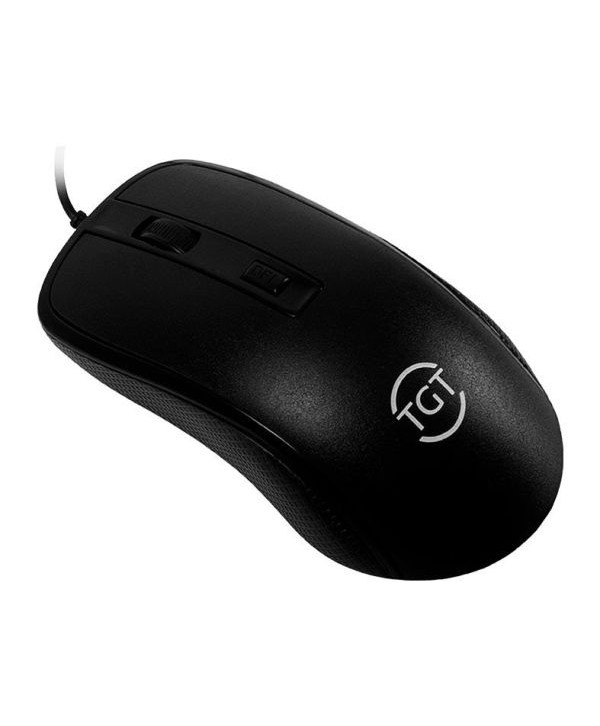 Mouse Office TGT OM85, 1600DPI, 4 Botoes, Preto, TGT-OM85-BL01