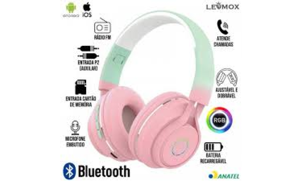 Fone de Ouvido Bluetooth LEF-1038 - Lehmox