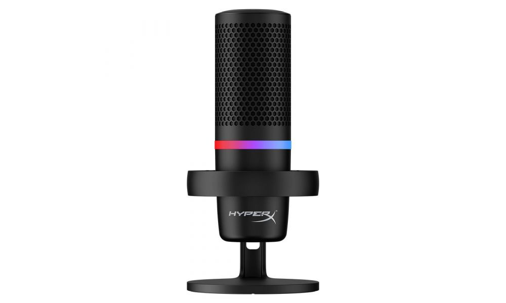 Microfone HyperX Duocast, RGB, USB, Preto, 4P5E2AA