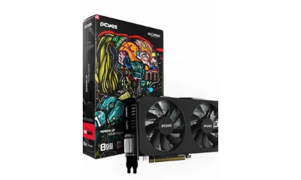 Placa de Vídeo PCYES RX 570, 8GB, 256Bits, GDDR5