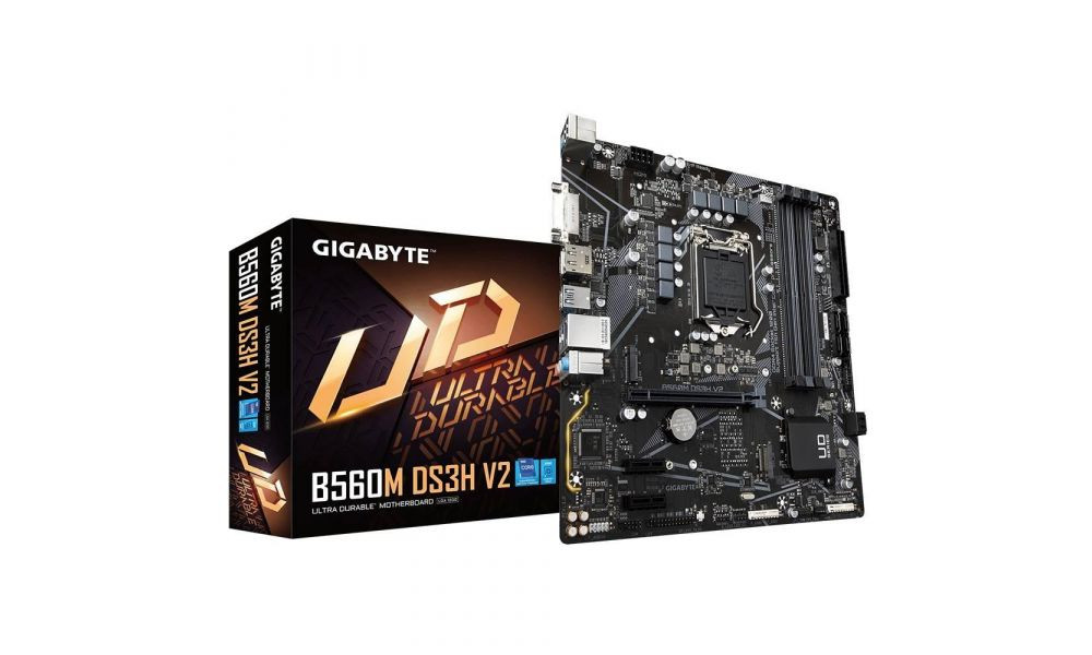 Placa Mãe Intel Gigabyte B560M DS3H V2 DDR4 LGA1200 10Th