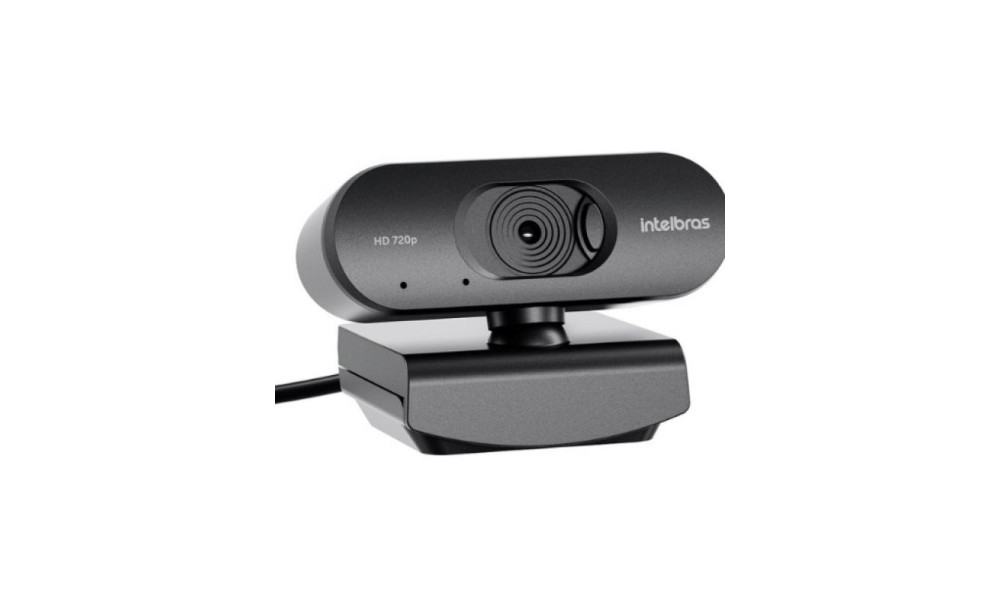 Webcam Intelbras CAM HD, 720P, USB, Preto, CAMHD-720P	