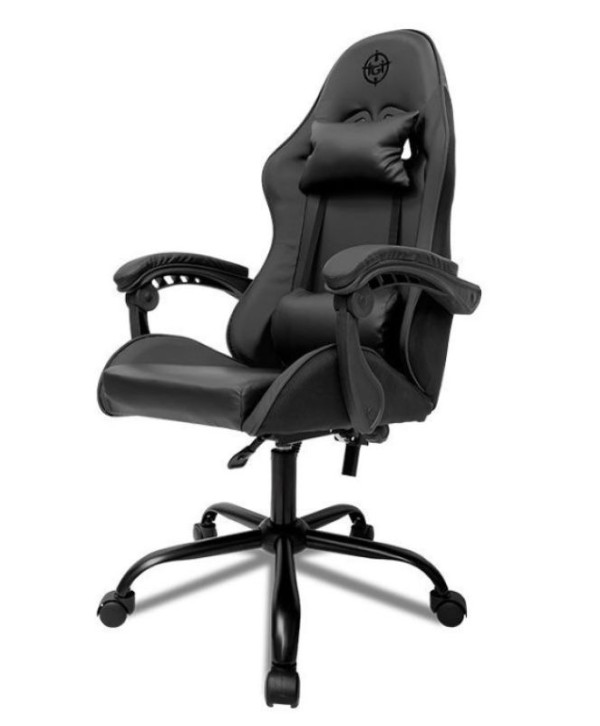 Cadeira Gamer TGT Heron, Espuma Moldada, Preta, TGT-HR-BL01