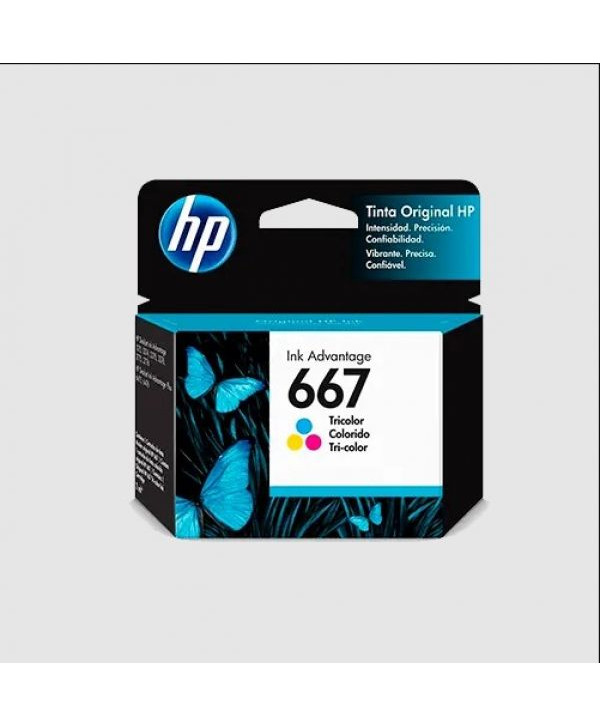 Cartucho HP 667 Colorido 
