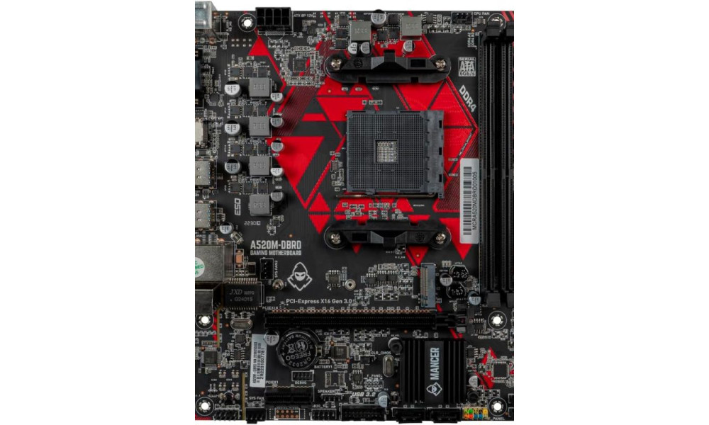 Placa Mae Mancer A520M-DBRD, DDR4, Socket AM4, M-ATX, Chipset AMD A520, MCR-A520M-DBRD