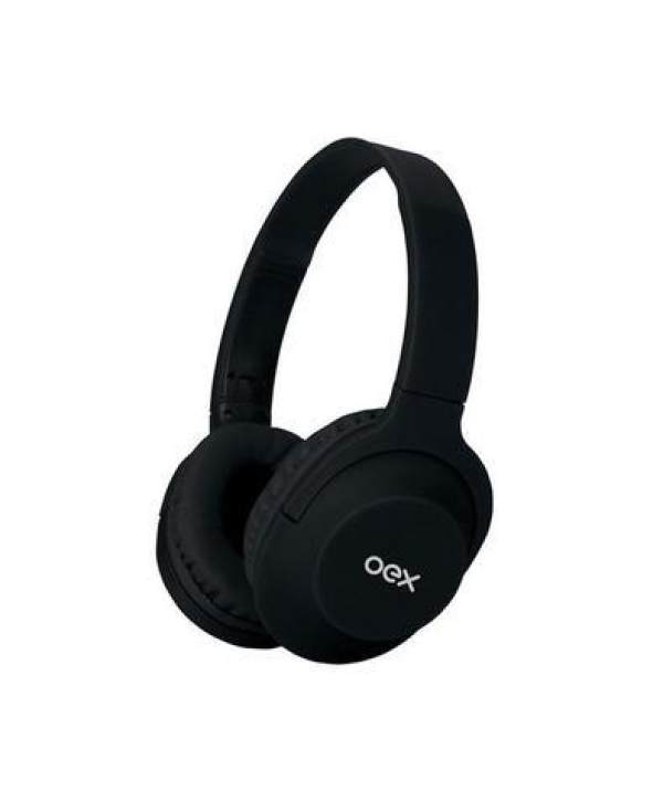 Headphone sem Fio OEX Bluetooth Flow HS307 HS-307 Preto