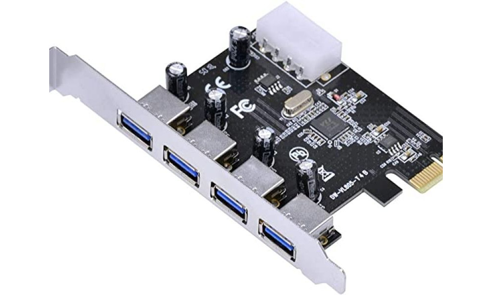 Placa USB 4 USB 3.0 PCI-E X1 - PU30-4