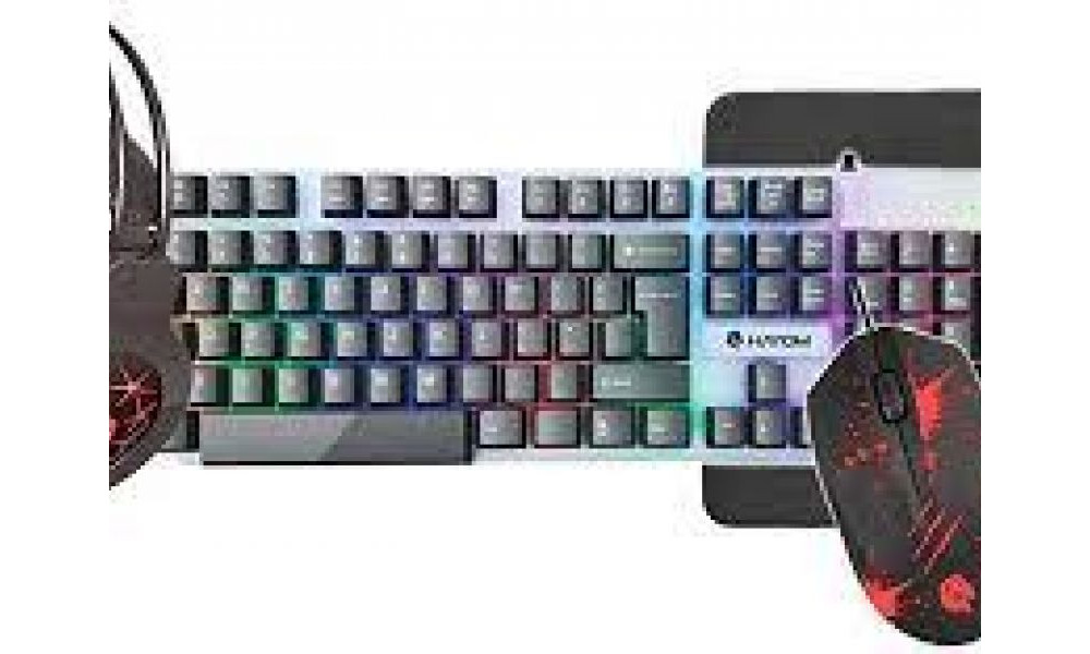 Kit Gamer 4 Em 1 Teclado Mouse Headset Mousepad Tc3220