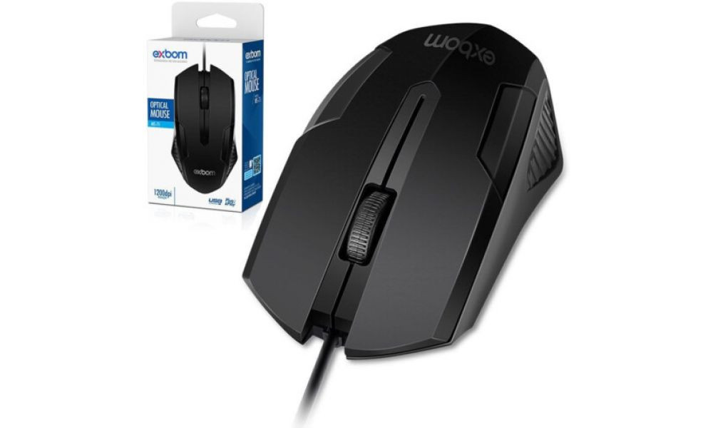 MOUSE COM FIO OPTICO MS-71