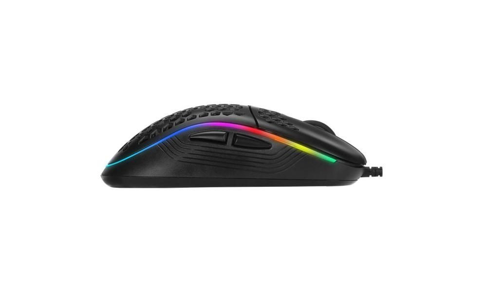 Mouse Gamer Marvo Scorpion M518, 8 Botões 4800 DPI Rainbow, Black