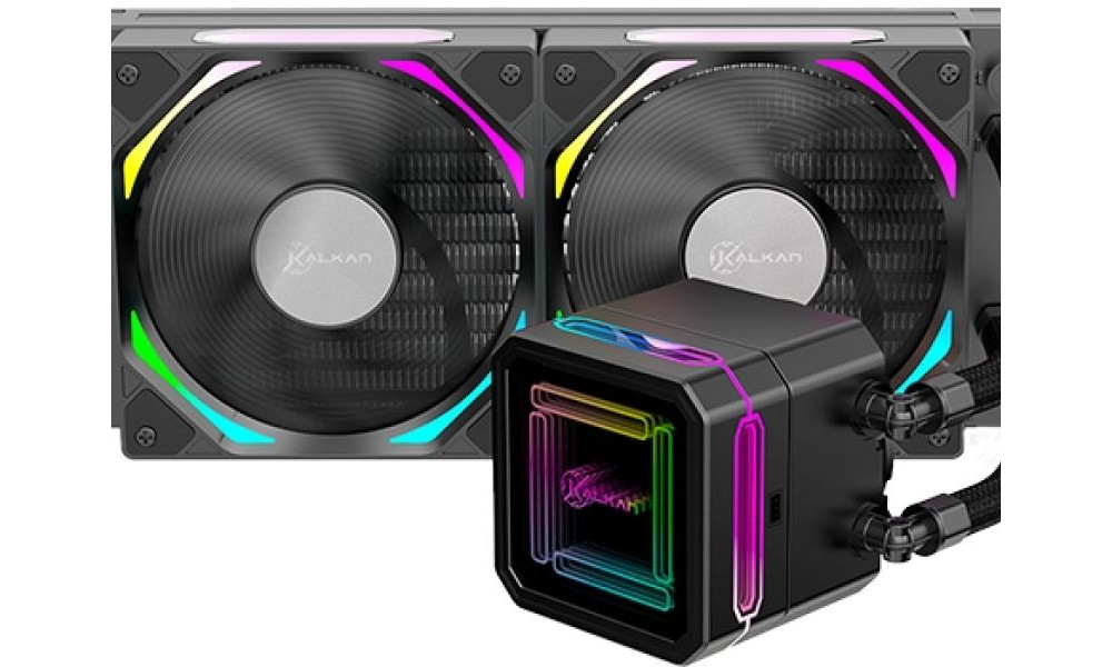  Water Cooler Gamer Kalkan Delta 240 Wireless ARGB Preto